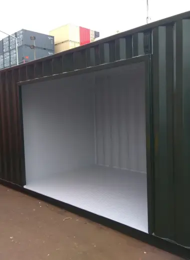 Shipping container converted into an office module – TankRoutes8 solutions
